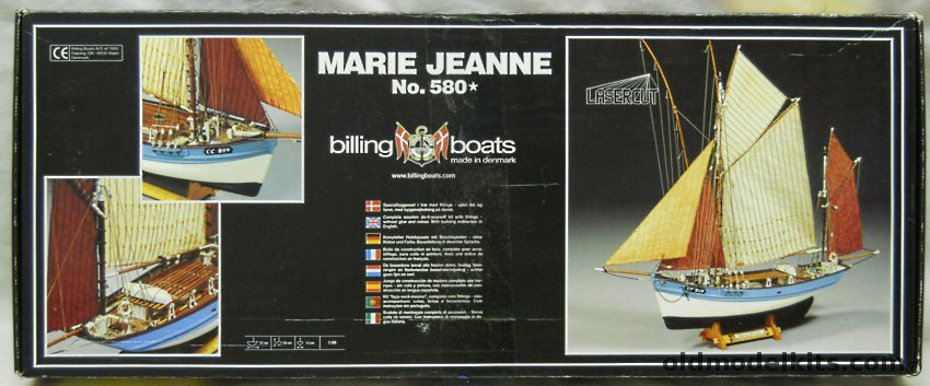 Billing Boats 1/50 Marie Jeanne - Laser Cut, 580 plastic model kit